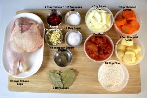 1 Cup Diced Stewed Chicken