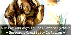 1 Cup Drained Canned Oysters