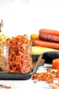 1 Cup Dried Carrot Chips