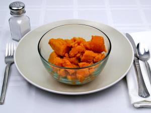 1 Cup Dried Peaches (with Added Sugar, Sulfured, Stewed)