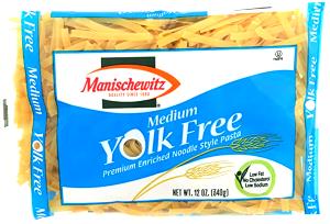 1 cup dry (2 oz) Yolk Free Noodle Style Pasta