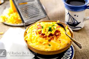 1 Cup, Dry, Yields Grits with Cheese