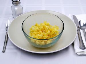 1 Cup Egg Noodles (with Added Salt, Cooked)