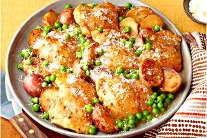 1 Cup Family Skillets, Garlic Chicken