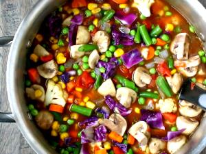 1 cup Fat Free 14 Garden Vegetable Soup