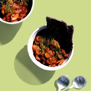 1 Cup Fava Beans With Tomato & Dill