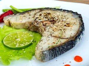 1 Cup Flaked Baked or Broiled Shark