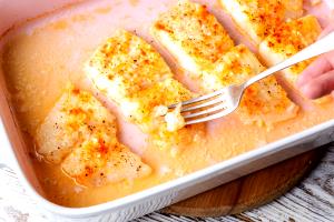 1 Cup Flaked Cooked Flounder