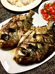 1 Cup Flaked Cooked Pompano