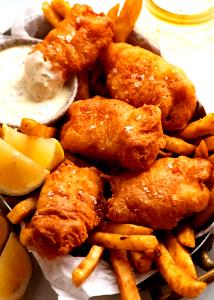 1 Cup Flaked Fried Battered Fish