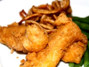 1 Cup Flaked Fried Battered Porgy