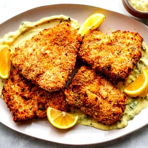 1 Cup Flaked Fried Floured or Breaded Haddock