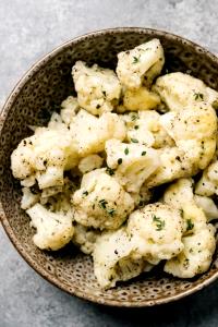 1 Cup, Flowerets Cooked Cauliflower (from Fresh, Fat Not Added in Cooking)