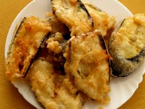 1 Cup Fried Batter Dipped Eggplant