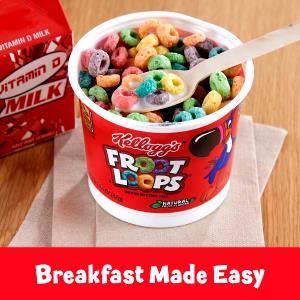 1 Cup Froot Loops Cereal With Milk