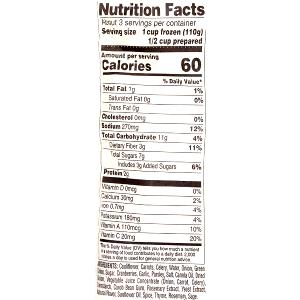 1 cup frozen (1/2 cup prepared) (110 g) Riced Cauliflower Stuffing