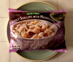 1 cup frozen (139 g) Saucy Scallops with Mushrooms