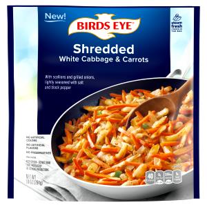 1 cup frozen (94 g) Shredded White Cabbage & Carrots