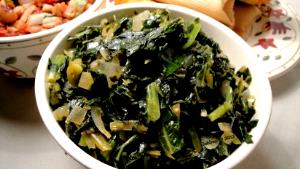 1 Cup Frozen Cooked Collards (from Frozen, Fat Added in Cooking)