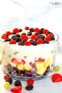 1 Cup Fruit Salad with Cream