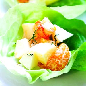 1 Cup Fruit Salad with Salad Dressing or Mayonnaise (Excluding Citrus Fruits)