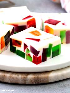 1 Cup Gelatin Dessert with Fruit and Vegetables