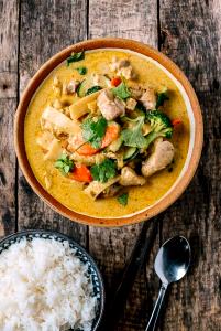 1 Cup Green Curry Chicken
