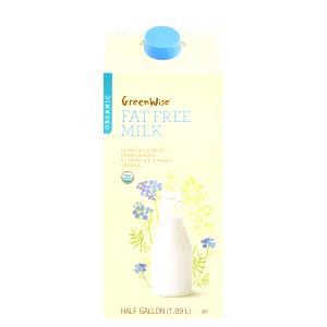 1 cup GreenWise Fat Free Milk