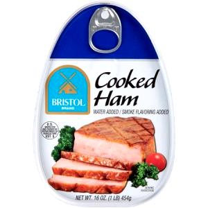 1 Cup Ham, Canned, Unheated, 13% Fat