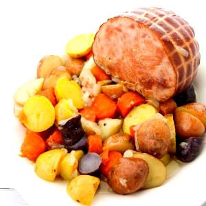 1 Cup Ham, Potatoes and Vegetables (Mixture)