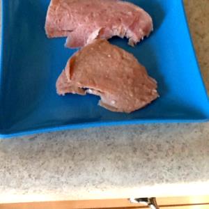 1 Cup Ham, Whole, Unheated, Slf