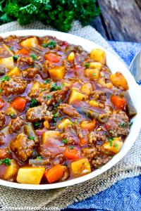 1 Cup Hearty Burger Stew Entree