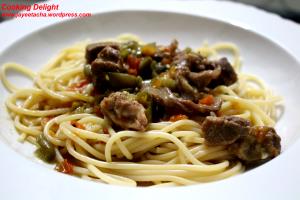 1 Cup Homemade-Style Spaghetti Sauce with Lamb or Mutton