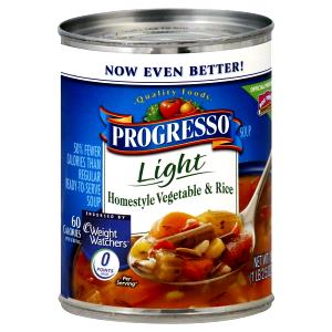1 Cup Homestyle Vegetable And Rice Soup, Light, Rts