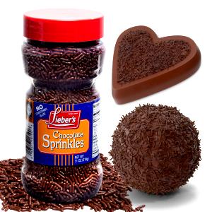1 Cup Jimmies Chocolate Flavored Sprinkles
