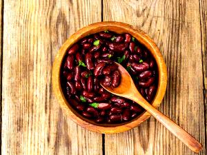 1 Cup Kidney Bean, Red, Boiled W/Salt
