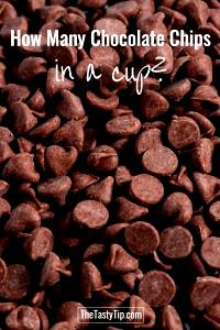 1 Cup Large Chips Chocolate Chips