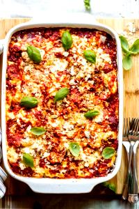 1 Cup Lasagna with Chicken or Turkey