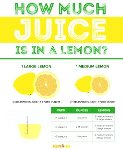 1 Cup Lemon Juice