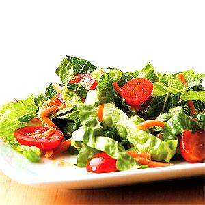 1 Cup Lettuce Salad with Egg, Tomato, and/or Carrots