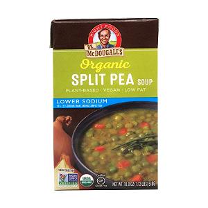 1 Cup Low Sodium Pea Soup (Prepared with Water, Canned)