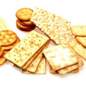 1 Cup Low Sodium Toast Thins Crackers (Rye, What, White Flour)