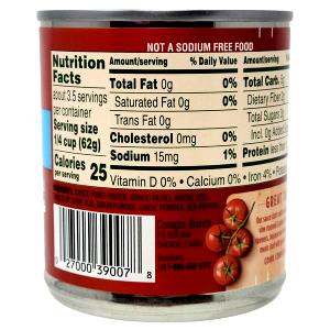 1 Cup Low Sodium Tomatoes (Canned)
