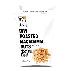 1 Cup Macadamia Nut, Dry Roasted, No Salt (Bushnut)