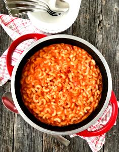 1 Cup Macaroni or Noodles with Cheese and Tomato