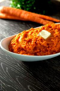 1 Cup Mashed Cooked Carrots (Fat Added in Cooking)