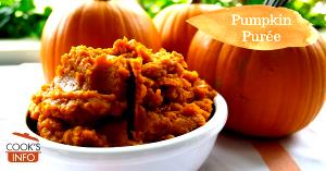 1 Cup Mashed Cooked Pumpkin (from Canned)