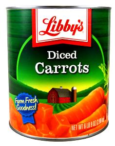 1 Cup Mashed Low Sodium Carrots (Canned)