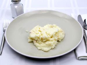 1 Cup Mashed Potatoes (Whole Milk Added)