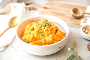 1 Cup Mashed Sweetpotato with Fruit